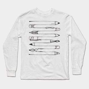 Draw, Write, Paint, & Sketch Long Sleeve T-Shirt